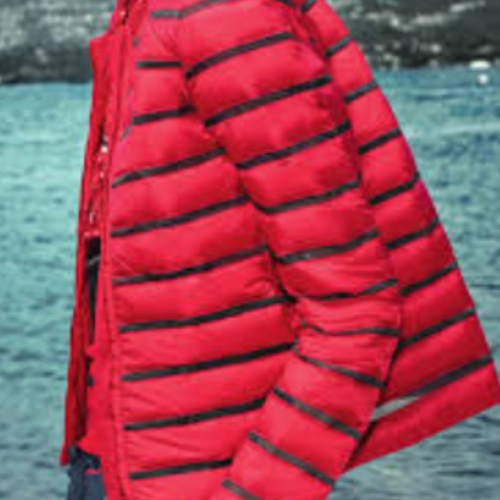 Moncler Women's Red Brioche Down Jacket